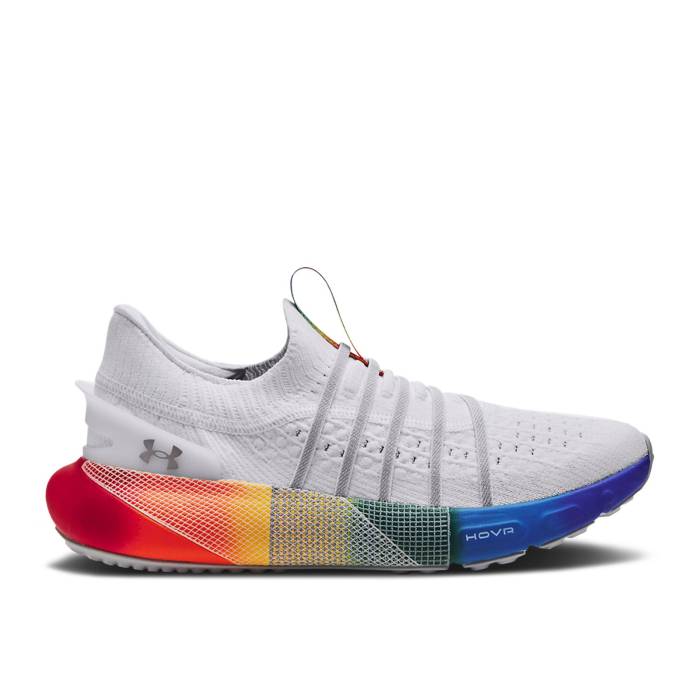 アンダーアーマー Under Armour 【 Hovr Phantom 3 \u0027Pride\u0027 Men White/Mod Grey 】 メンズ 白いこと 白いこと 薄墨色 薄墨色