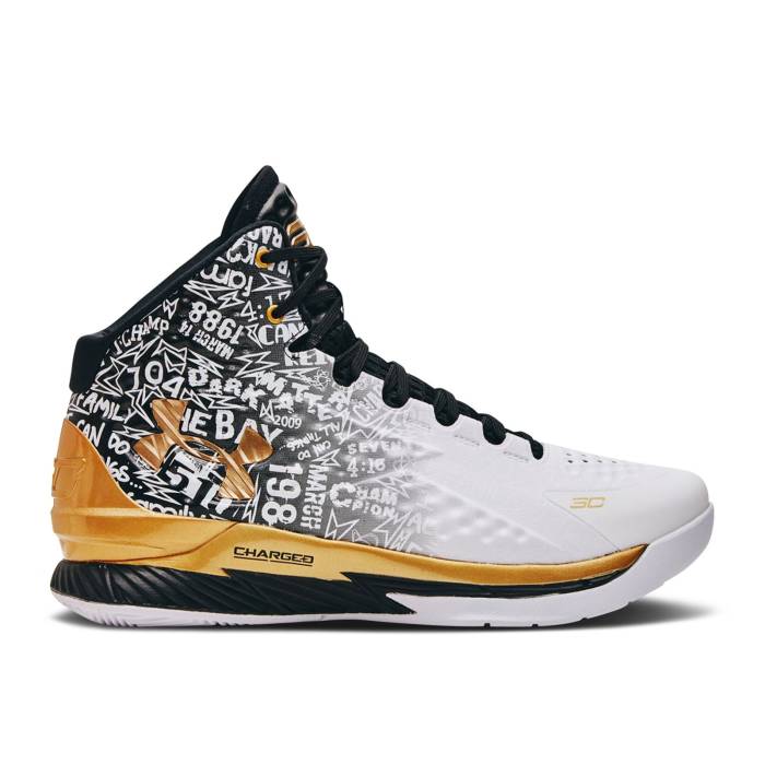 アンダーアーマー Under Armour 【 Curry 1 \u0027Unanimous\u0027 Men Black/White 】 カリー メンズ 黒いこと 黒いこと 白いこと 白いこと