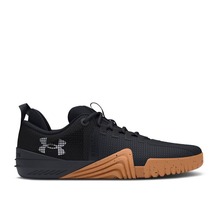 アンダーアーマー Under Armour 【 Wmns Tribase Reign 6 \u0027Black Gum\u0027 Women Black/Anthracite/Metallic Silver 】 レディース 黒いこと 黒いこと Silver しろがね色・しろがね色