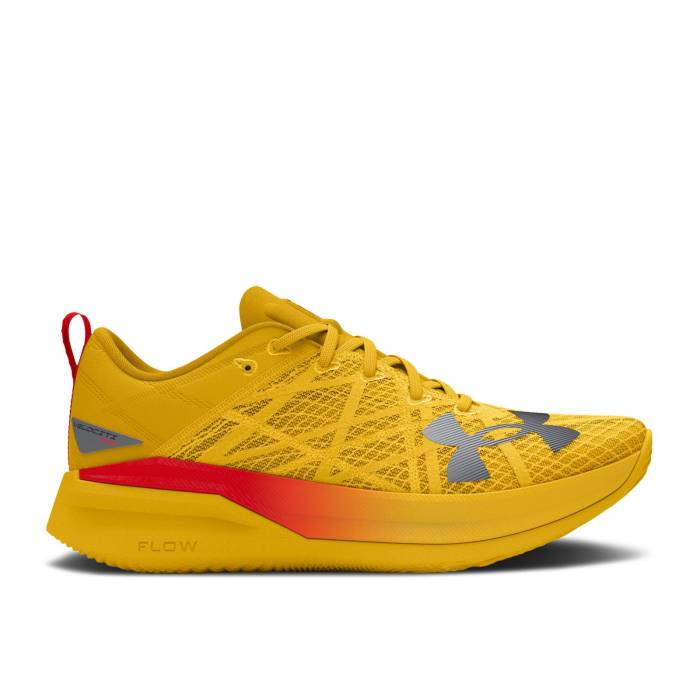 アンダーアーマー Under Armour 【 Flow Velociti Pro \u0027Streetracer - Taxi\u0027 Men Taxi/Racer Red/Black 】 流通受け答え 労働者階級 メンズ Red 赤・赤いこと 黒いこと 黒いこと