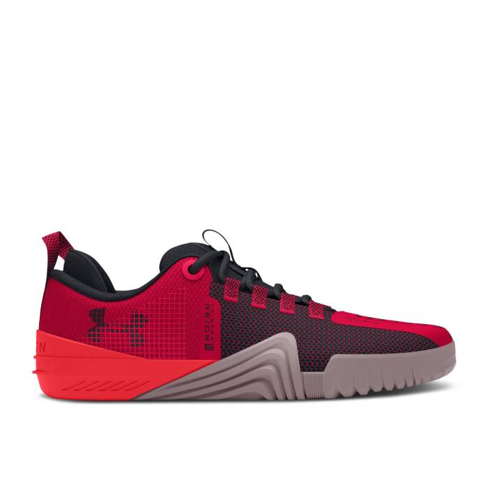 アンダーアーマー Under Armour 【 Tribase Reign 6 'Inferno Red' Men Inferno Red/Racer Red/Black 】 メンズ インフェルノ Red 赤・レッド 黒色 ブラック|スニケス
