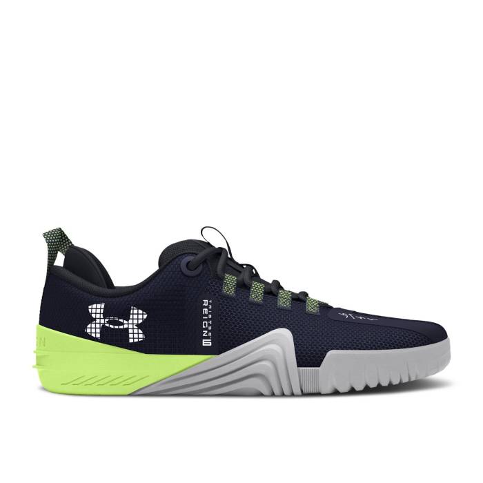 アンダーアーマー Under Armour 【 Tribase Reign 6 'Midnight Navy Morph Green' Men Midnight Navy/Morph Green/White 】 紺色 ネイビー メンズ 紺色 ネイビー green 緑・グリーン 白色 ホワイト