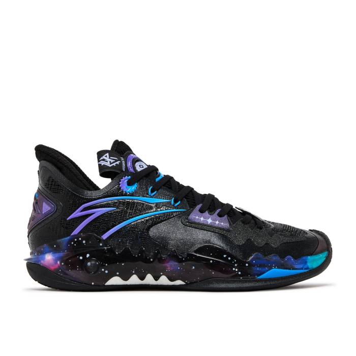Anta 【 Shock Wave 5 Dark Matter China Release Men Black/Blue/Purple 】 ショック Wave ウェーブ・ウェイブ メンズ 黒色 ブラック 青色 ブルー Purple 紫・パープル