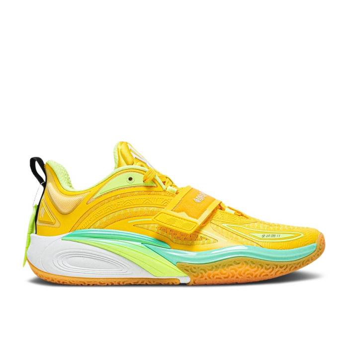Anta 【 Kai 1 \u0027Playoffs Energy\u0027 Men Yellow/Cream 】 メンズ yellow 黄味がかった・黄色 皮膚軟化剤