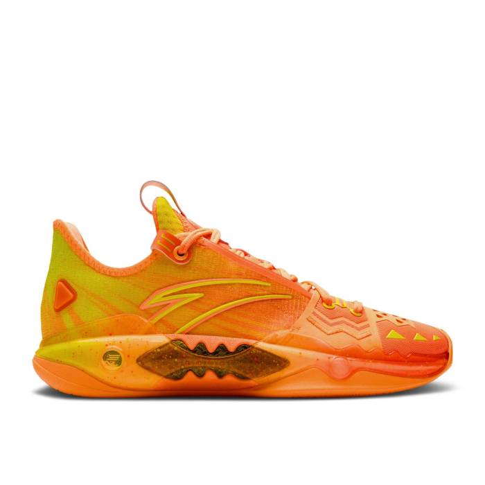 Anta 【 Shock Wave 5 Pro \u0027Sun\u0027 Men Orange 】 ぼうぜん自失 Wave ウェーブ・ウェイブ 労働者階級 メンズ orange 橙・オレンジ色