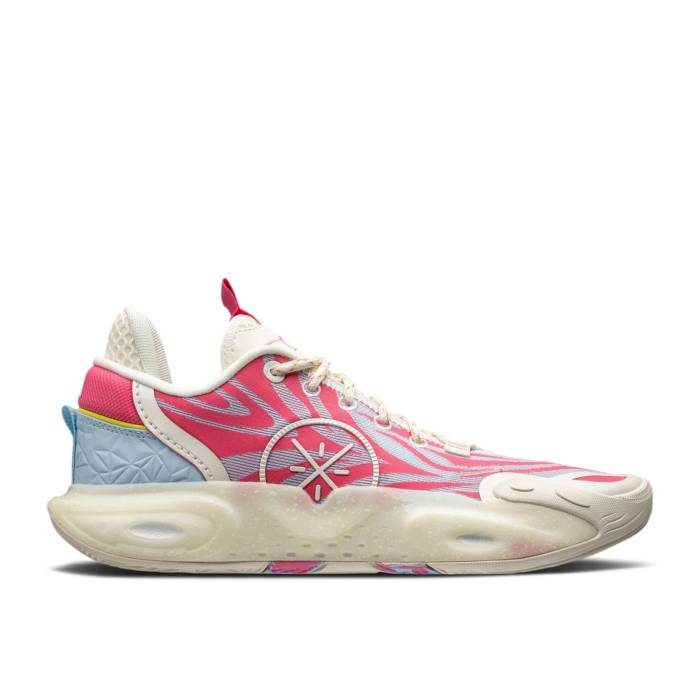 リーニン Li-Ning 【 Way Of Wade All City 12 \u0027Year Of Dragon\u0027 Men Pink/Blue 】 ウェイド シティ メンズ pink サクラ色 青碧 青碧