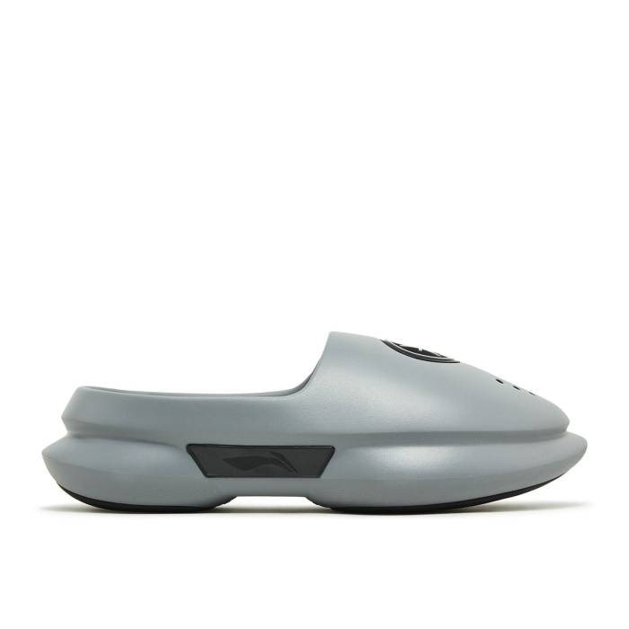 リーニン Li-Ning 【 Way Of Wade Boom Slide \u0027Grey\u0027 Men Tile Grey 】 ウェイド Slide サンダル メンズ 薄墨色 薄墨色