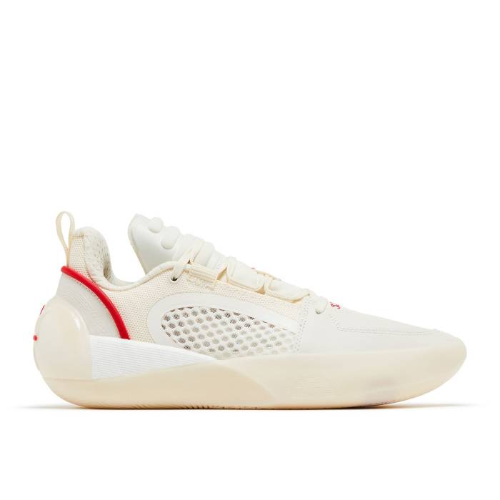 リーニン Li-Ning 【 Way Of Wade All City 12 Encore 305 Men White/Red/Beige 】 ウェイド シティ メンズ 白色 ホワイト Red 赤・レッド ベージュ