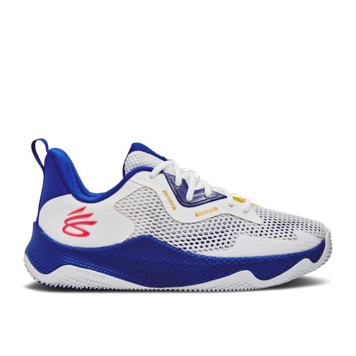 Curry Brand 【 Curry Hovr Splash 3 'White Team Royal' Men White/Team Royal 】 カリー Team チーム メンズ 白色 ホワイト Team チーム