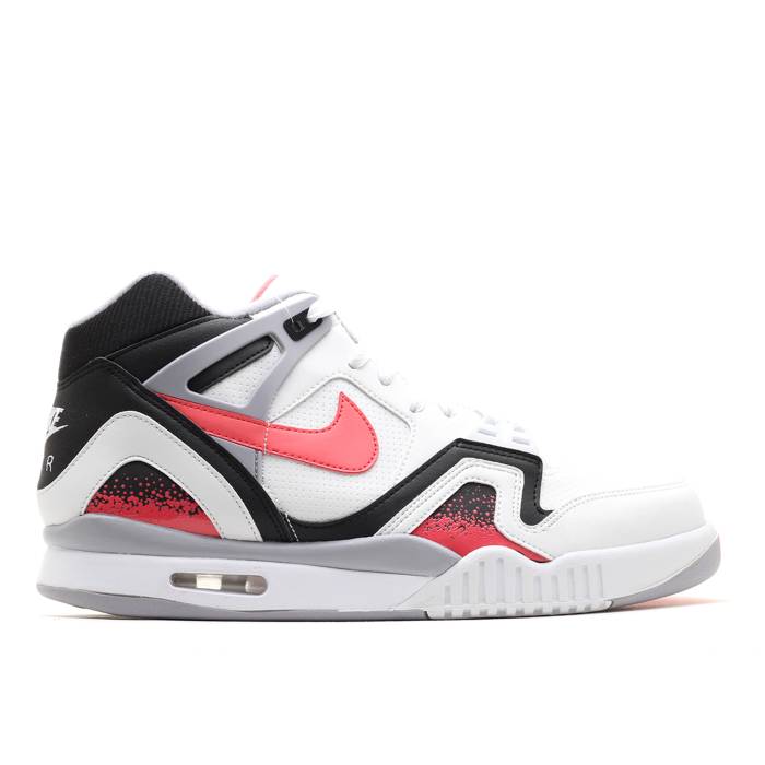 ナイキ Nike 【 Air Tech Challenge 2 Qs \u0027Lava\u0027 2014 Men White/Hot Lava-Black-Flt Slvr 】 テック メンズ 白いこと 白いこと