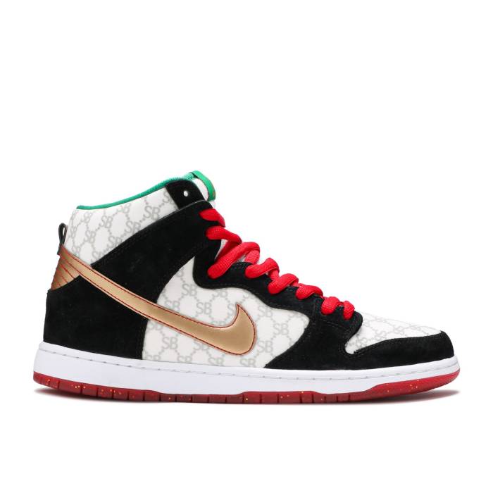 ナイキ Nike 【 Black Sheep X Dunk High Sb \u0027Paid In Full\u0027 Men White/Metallic Gold-Black 】 黒いこと 黒いこと ダンク ご機嫌 エスビー メンズ 白いこと 白いこと