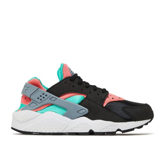 ナイキ Nike 【 Wmns Air Huarache Run Women Black/Black-Menta-Hot Lava 】 Huarache ハラチ 幽客 レディース 黒いこと 黒いこと