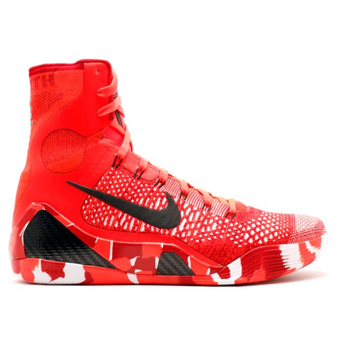 ナイキ Nike 【 Kobe 9 Elite \u0027Christmas\u0027 2014 Men Bright Crimson/Black/White 】 Kobe コービー エリート メンズ クリムゾン 黒いこと 黒いこと 白いこと 白いこと