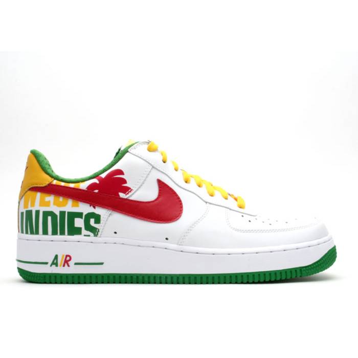 ナイキ Nike 【 Air Force 1 Premium \u0027West Indies 4\u0027 Men White/Varsity Red-Classic Green-Varsity Maize (Wi 4) 】 Premium 割り増し金 メンズ 白いこと 白いこと