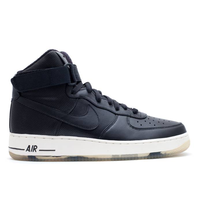 ナイキ Nike 【 Air Force 1 High Premium Le \u0027Futura\u0027 Men Black/Black-Sail 】 ご機嫌 Premium 割り増し金 メンズ 黒いこと 黒いこと