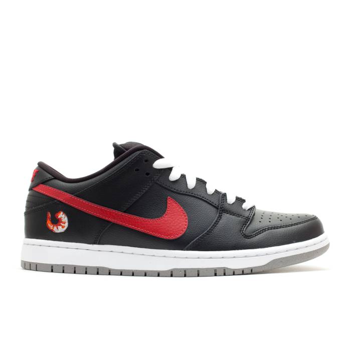 ナイキ Nike 【 Dunk Low Premium Sb \u0027Shrimp\u0027 Men Black/Varsity Red-White-Dust 】 ダンク Premium 割り増し金 エスビー メンズ 黒いこと 黒いこと