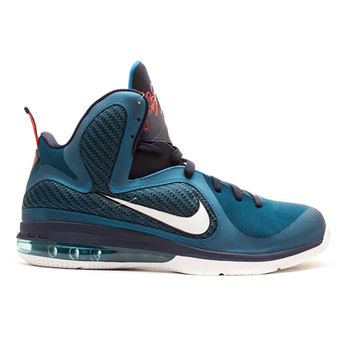 ナイキ Nike 【 Lebron 9 wingman Men Green Abyss/White-Obsidian-Light Blue Heather 】 Lebron レブロン メンズ green 緑・グリーン 青色 ブルー heather ヘザー