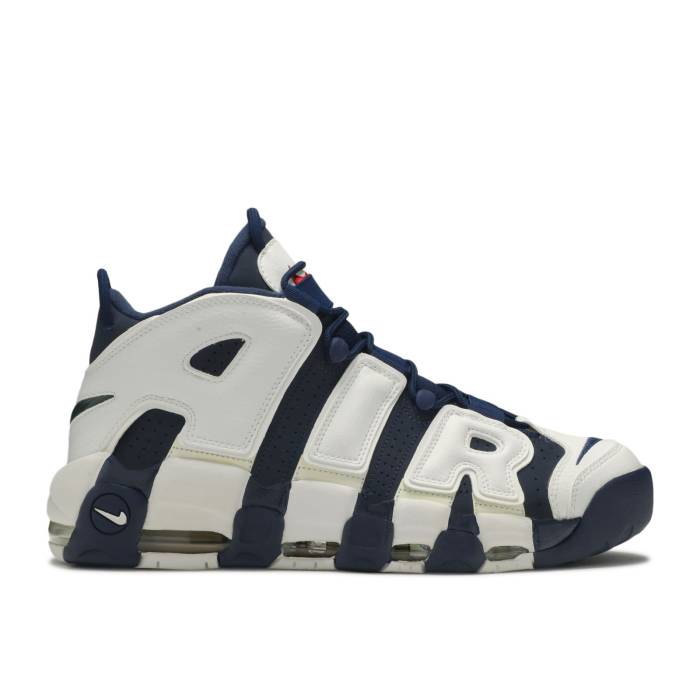 ナイキ Nike 【 Air More Uptempo \u0027Olympic\u0027 2012 Men Midnight Navy/Midnight Navy-White-Sport Red 】 繰り上げるペース メンズ 紺色 米国海軍 Red 赤・赤いこと