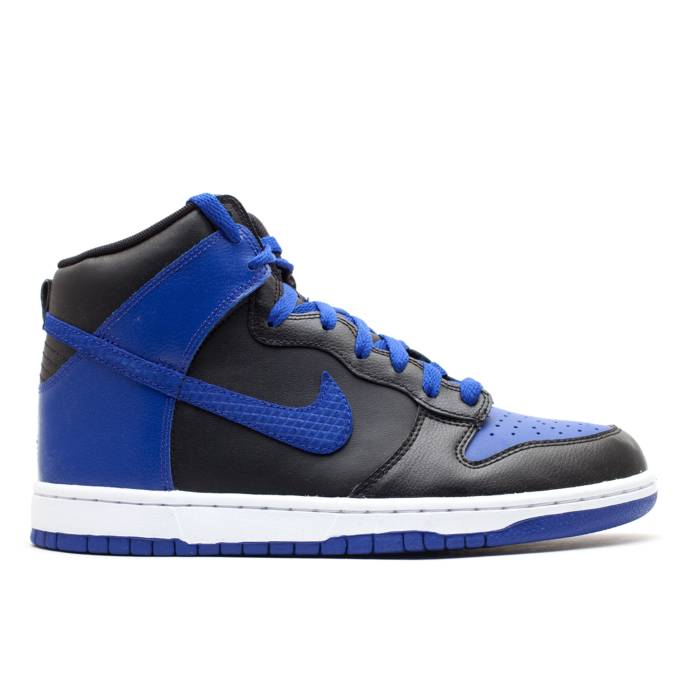 ナイキ Nike 【 Dunk High Men Black/Old Royal-White 】 ダンクハイ メンズ 黒いこと 黒いこと