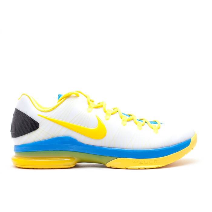ナイキ Nike 【 Kd 5 Elite 'Playoffs Home' Men White/Tour Yellow-Photo Blue 】 エリート メンズ 白色 ホワイト 青色 ブルー