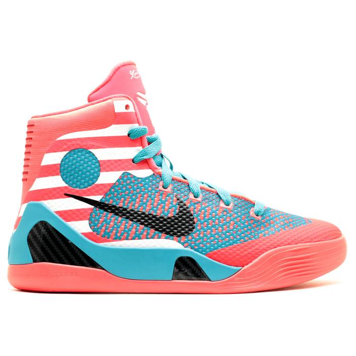 ナイキ Nike 【 Kobe 9 Elite ガウス \u0027Barbershop\u0027 Youth Laser Crimson/Black/Turquoise Blue 】 Kobe コービー エリート お坊っちゃん キッズ Laser レーザ クリムゾン 黒いこと 黒いこと 青碧 青碧