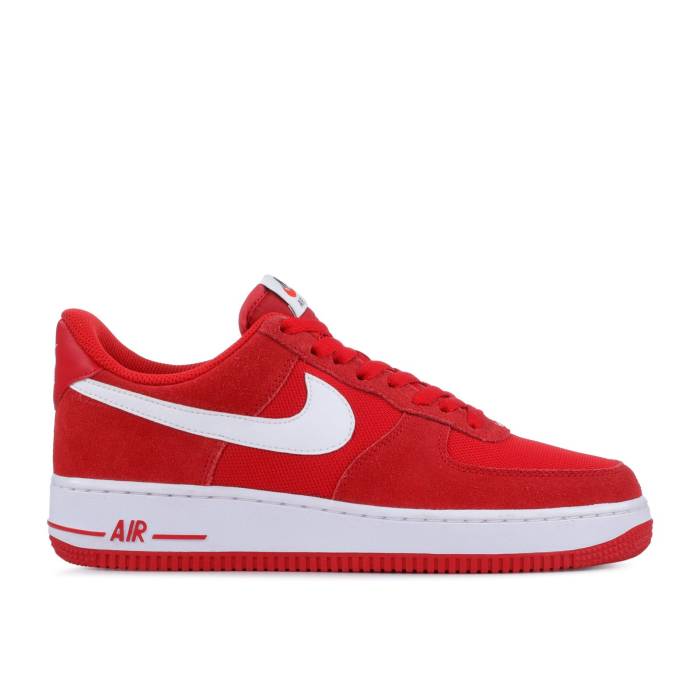 ナイキ Nike 【 Air Force 1 Men Game Red/White 】 メンズ Game 競り合い Red 赤・赤いこと 白いこと 白いこと