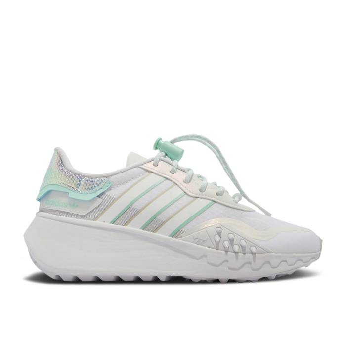 アディダス Adidas 【 Wmns Choigo \u0027White Clear Mint\u0027 Women Footwear White/Clear Mint/Grey One 】 レディース 白いこと 白いこと 薄墨色 薄墨色