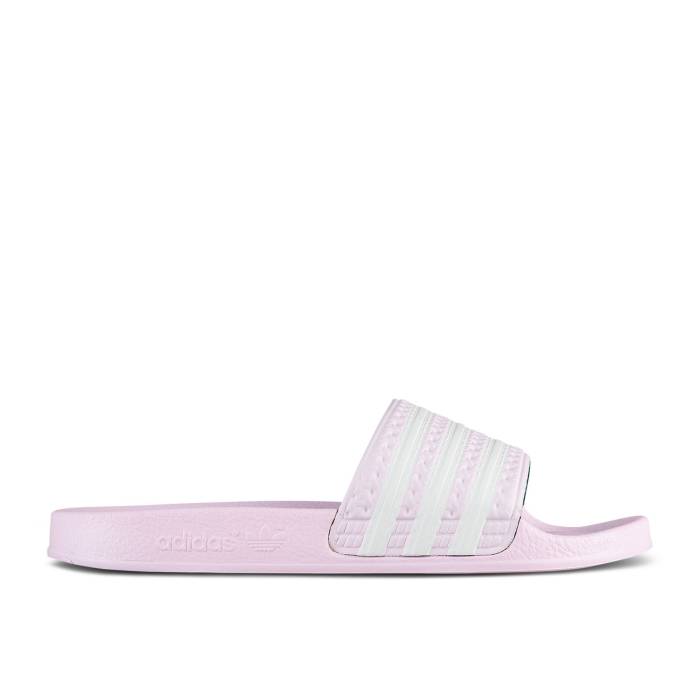 アディダス Adidas 【 Adilette J 'Aero Pink' Youth Aero Pink/Footwear White/Aero Pink 】 アディレッタ ジュニア キッズ pink ピンク 白色 ホワイト｜スニケス