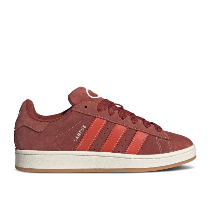 アディダス Adidas 【 Campus 00S Ruby Preloved Red Men Preloved Ruby/Preloved Red/Off White 】 キャンパス メンズ Red 赤・レッド 白色 ホワイト