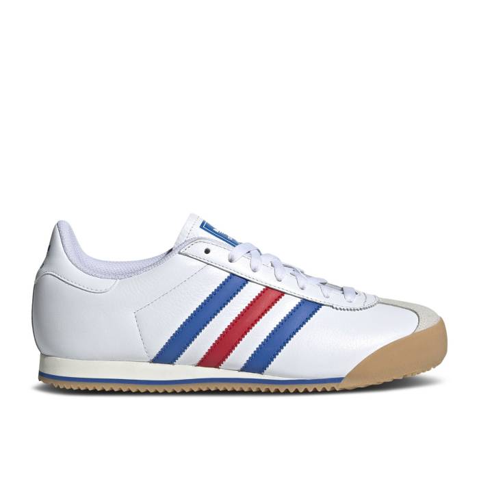 アディダス Adidas 【 74 'White Blue Scarlet' Men Cloud White/Blue/Better Scarlet 】 青色 ブルー メンズ 白色 ホワイト 青色 ブルー
