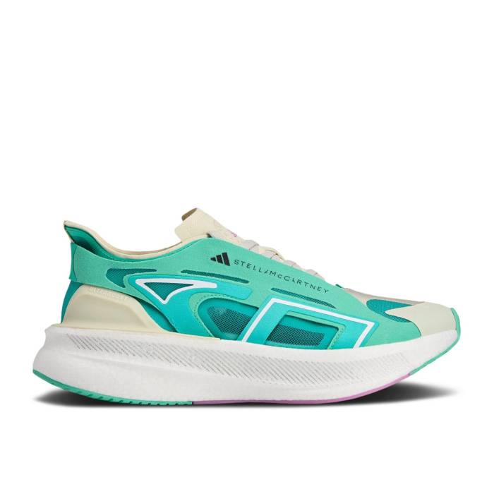 アディダス Adidas 【 Stella Mccartney X Wmns Ultraboost 5 \u0027Mint Rush\u0027 Women Mint Rush/Cloud White/Sand 】 レディース rush 混雑時 白いこと 白いこと 砂色・砂子