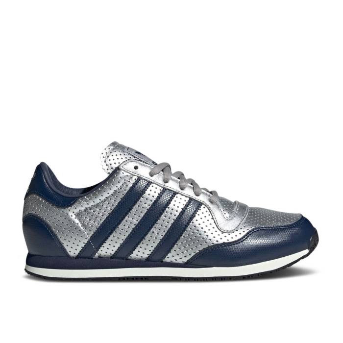 アディダス Adidas 【 Galaxy Og \u0027Silver Metallic Night Indigo\u0027 Men Silver Metallic/Night Indigo/Off White 】 天の川 ナイト爵 メンズ Silver しろがね色・しろがね色 ナイト爵 藍色・インディゴ 白いこと 白いこと