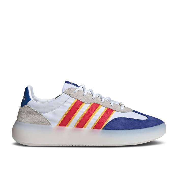 アディダス Adidas 【 Barreda Decode 'Puerto Rico' Men Cloud White/Pure Ruby/Royal Blue 】 メンズ 白色 ホワイト ピュア 青色 ブルー|スニケス