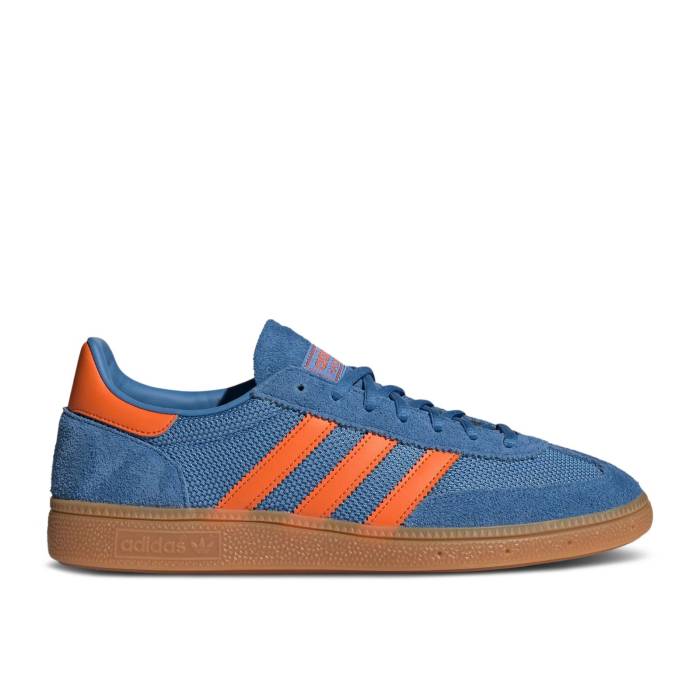 アディダス Adidas 【 Handball Spezial \u0027Focus Blue Orange Gum\u0027 Men Focus Blue/Orange/Gum 】 ハンドボール スペシアル 青味 青色 orange 橙・オレンジ色 メンズ 青味 青色 orange 橙・オレンジ色 靴-メンズ靴-スニーカー