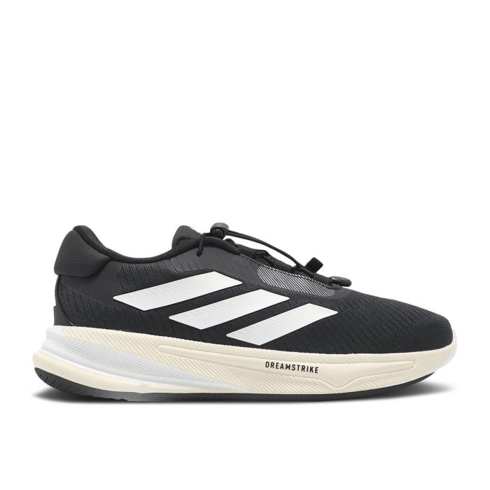 アディダス Adidas 【 Supernova Ease K \u0027Black White\u0027 Youth Core Black/Cloud White/Charcoal 】 スーパーノバ・ノヴァ お坊っちゃん キッズ 中核グループ 黒いこと 黒いこと 白いこと 白いこと 暗灰色