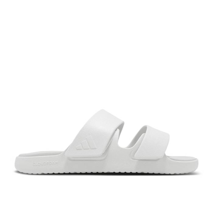 アディダス Adidas 【 Znsory Sandal \u0027Crystal White Dash Grey\u0027 Men Crystal White/Crystal White/Dash Grey 】 白いこと 白いこと メンズ 白いこと 白いこと 薄墨色 薄墨色