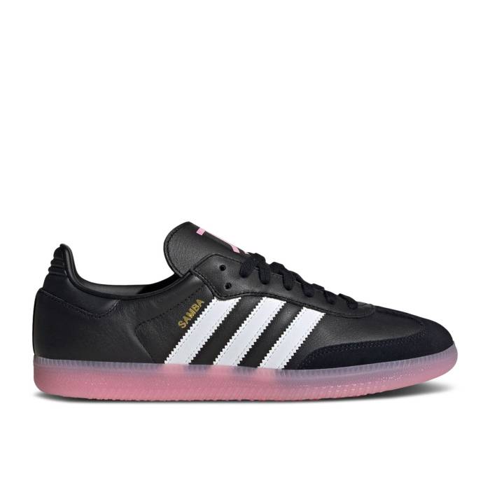 アディダス Adidas 【 Juventus X Samba \u0027Home Kit\u0027 Men Core Black/Footwear White/Bliss Pink 】 サンバ メンズ 中核グループ 黒いこと 黒いこと 白いこと 白いこと pink サクラ色