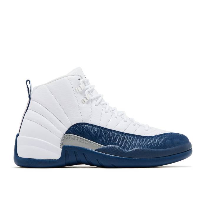 ナイキ エアジョーダン Air Jordan 【 Jordan 12 Retro French Blue 2025 Men White/French Blue/Metallic Silver/Varsity Red 】 レトロ メンズ 白色 ホワイト 青色 ブルー Silver 銀色・シルバー Red 赤・レッド