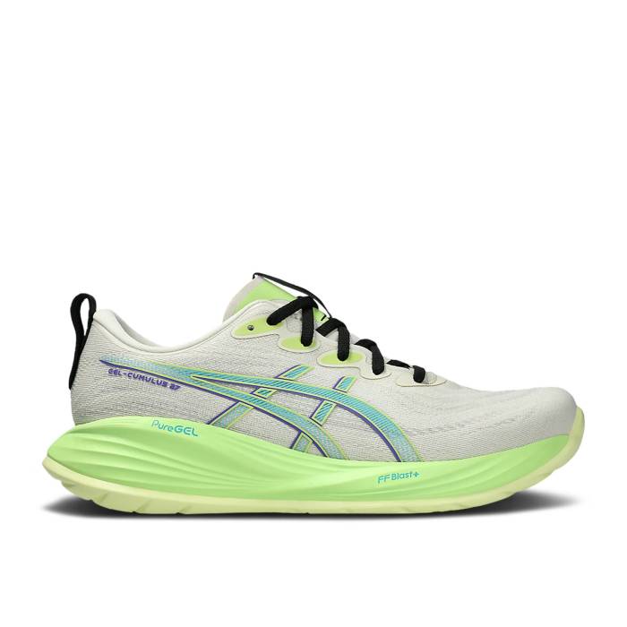 アシックス Asics 【 Gel Cumulus 27 Birch Lime Green Men Birch/Lime Green 】 ライム メンズ ライム green 緑・グリーン