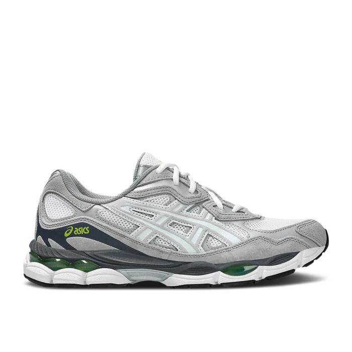 アシックス Asics 【 Gel Nyc \u0027White Glacier Grey\u0027 Men White/Glacier Grey 】 メンズ 白いこと 白いこと 薄墨色 薄墨色