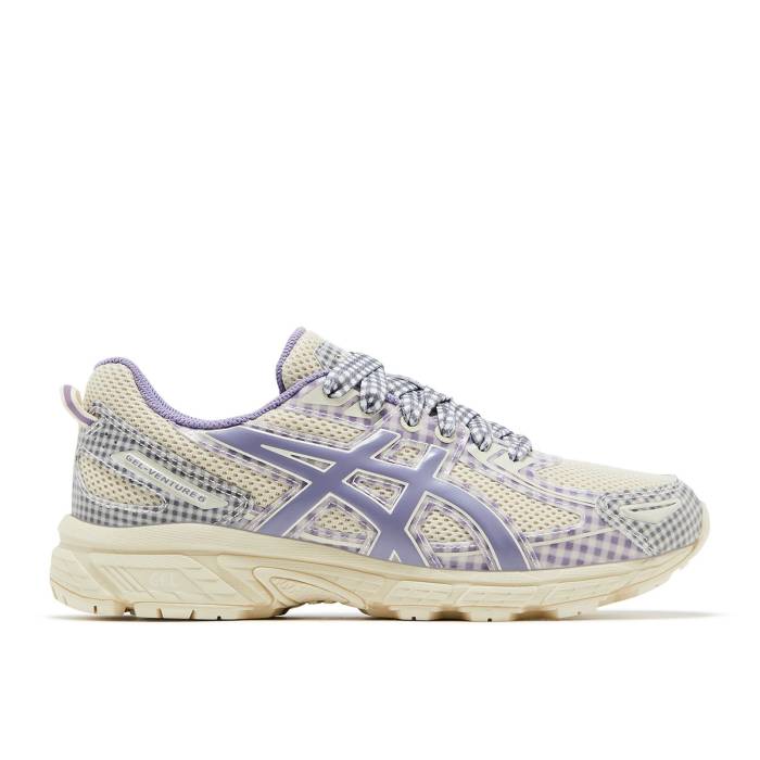 アシックス Asics 【 Story Mfg. X Gel Venture 6 \u0027Vanilla Violet Quartz\u0027 Men Vanilla/Violet Quartz 】 紫・相撲取り草 メンズ 紫・相撲取り草
