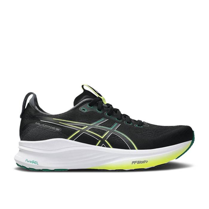 アシックス Asics 【 Gel Kayano 32 Black Jasper Green Men Black/Jasper Green 】 メンズ 黒色 ブラック green 緑・グリーン