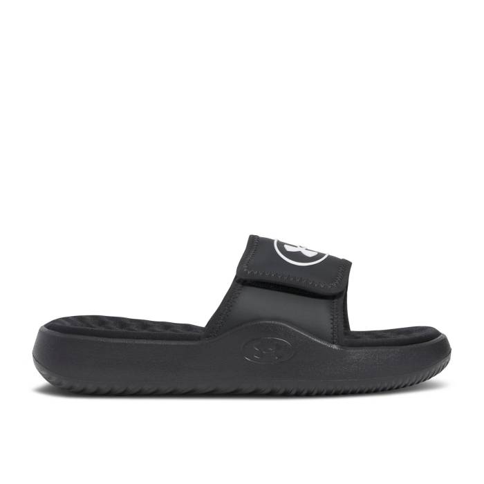 アンダーアーマー Under Armour 【 Ignite Pro 8 Slide ガウス \u0027Black White\u0027 Youth Black/White 】 イグナイト 労働者階級 Slide サンダル お坊っちゃん キッズ 黒いこと 黒いこと 白いこと 白いこと