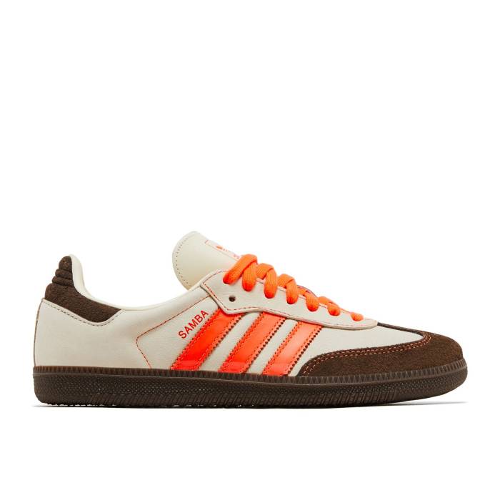 アディダス Adidas 【 Wmns Samba Og \u0027Solar Orange Cream\u0027 Women Solar Orange/Cream White/Solar Orange 】 サンバ orange 橙・オレンジ色 レディース orange 橙・オレンジ色 皮膚軟化剤 白いこと 白いこと