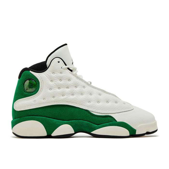 ナイキ エアジョーダン Air Jordan 【 Jordan 13 Retro Gs ail Pine Green Youth Sail/Black/Pine Green 】 13 サーティーン レトロ ジュニア キッズ 黒色 ブラック green 緑・グリーン