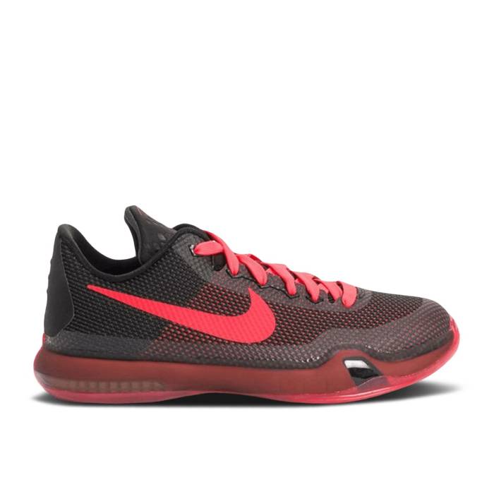 ナイキ Nike 【 Kobe 10 ガウス \u0027Bright Crimson\u0027 Youth Black/Bright Crimson/Anthracite 】 Kobe コービー お坊っちゃん キッズ 黒いこと 黒いこと クリムゾン