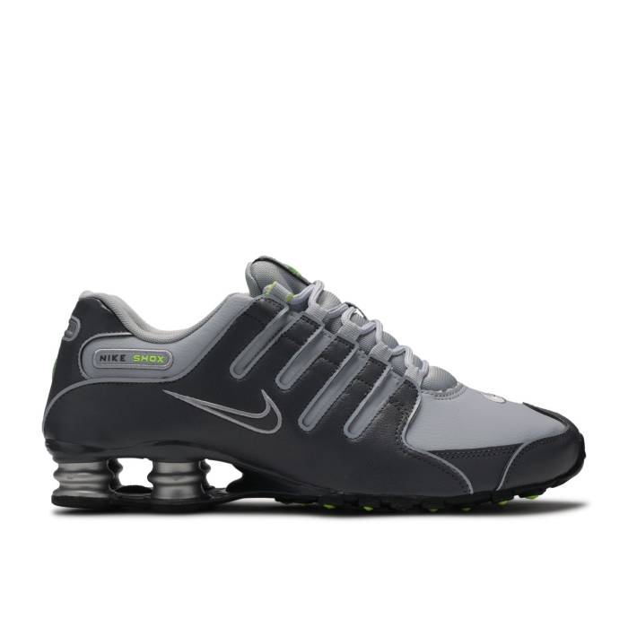 ナイキ Nike 【 Shox Nz Dark Grey Men Dark Grey/Dark Grey/Wolf Grey/Volt 】 Shox ショックス メンズ 灰色 グレー