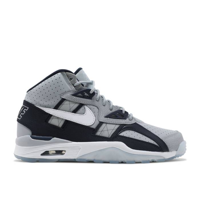 ナイキ Nike 【 Air Trainer Sc High \u0027Georgetown\u0027 Men Wolf Grey/Obsidian/White/White 】 調教師 御機嫌 メンズ 薄墨色 薄墨色 白いこと 白いこと