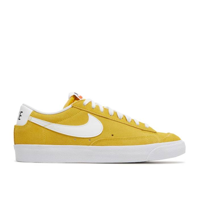 ナイキ Nike 【 Blazer Low 77 peed Yellow Men Speed Yellow/Speed Yellow/White/White 】 ブレイザー メンズ Speed スピード yellow 黄色・イエロー 白色 ホワイト