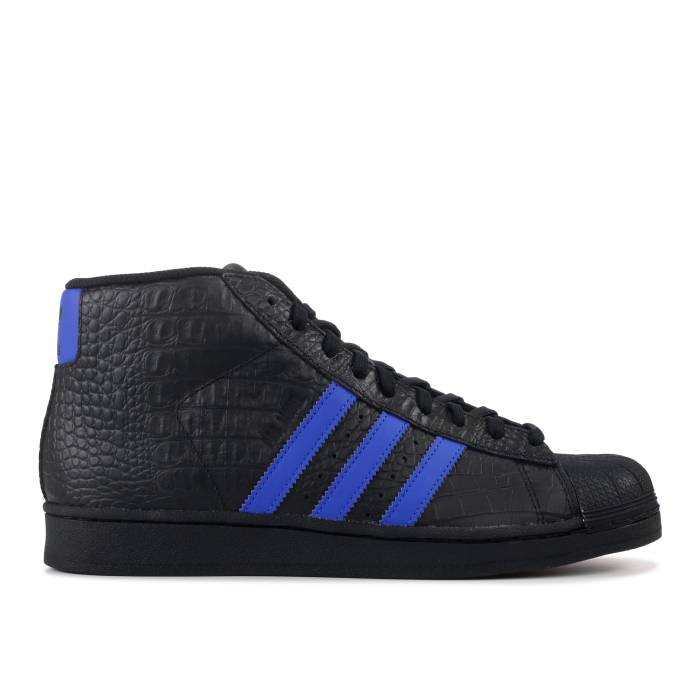 アディダス Adidas 【 Pro Model \u0027Core Black\u0027 Men Core Black/Royal Blue/Metallic Gold 】 労働者階級 メンズ 中核グループ 黒いこと 黒いこと 青碧 青碧 ゴールド